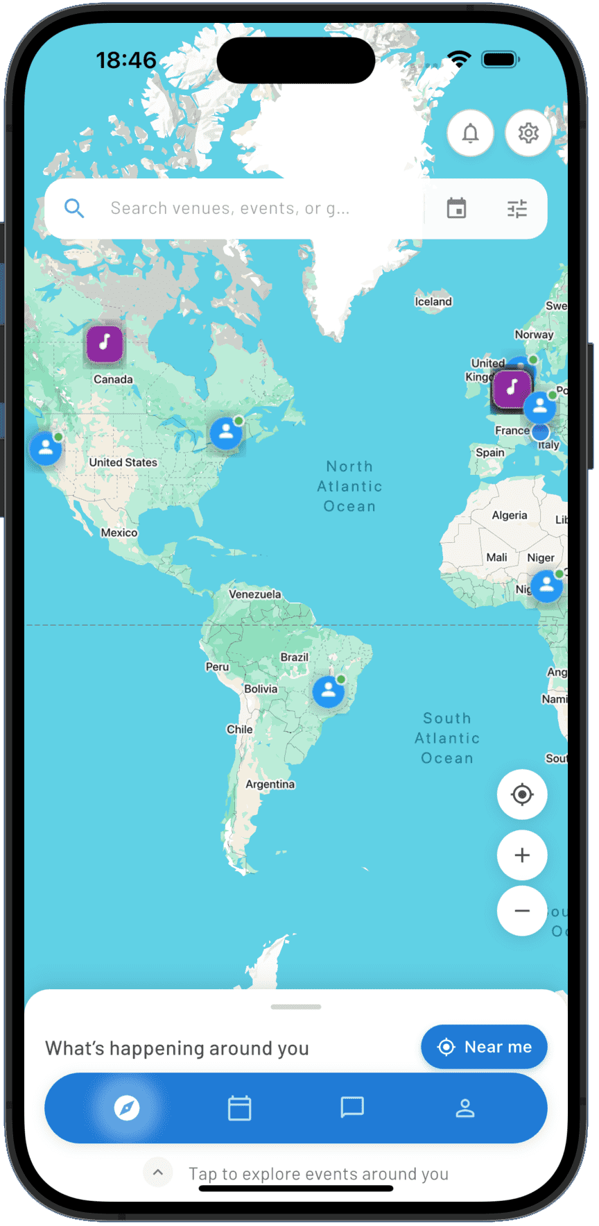 Bole Bole App Home Screen